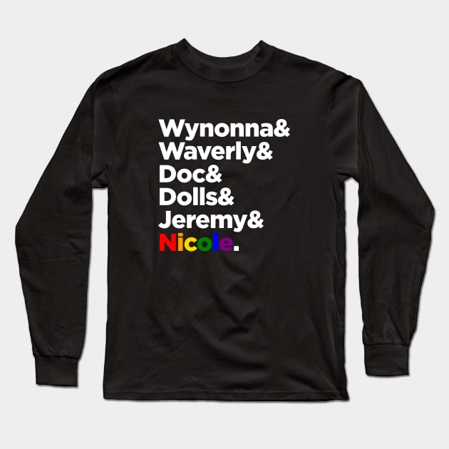 Wynonna Earp and the gang tshirt Long Sleeve T-Shirt by Maudeline